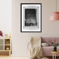 Historic Framed Print, [The highest interior part of the Yesil Cami (Green Mosque) in Bursa].Abdullah Fr&egrave;res.,  17-7/8" x 21-7/8"