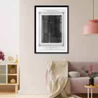 Historic Framed Print, [One side of the mihrab of the Yesil Cami (Green Mosque) in Bursa].Abdullah Fr&egrave;res.,  17-7/8" x 21-7/8"