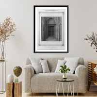 Exterior view of a window in the Yesil Cami (Green Mosque) in Bursa - 2, Antique Poster