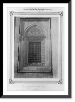 Exterior view of a window in the Yesil Cami (Green Mosque) in Bursa.Abdullah Fr&egrave;res. - 2 Classic, Antique Print