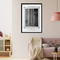 Historic Framed Print, [A part of the gate of the Yesil Cami (Green Mosque) in Bursa].Abdullah Fr&egrave;res.,  17-7/8" x 21-7/8"