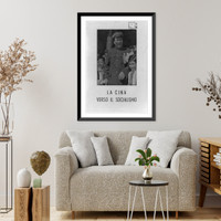 Historic Framed Print, La Cina verso il Socialismo,  17-7/8" x 21-7/8"