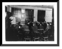 Department of Labor, training service. Italian class receiving instruction in English and citizenship, Newark, N.J. Y.M.C.A, Vintage Wall Art