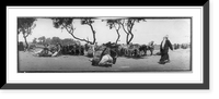 Historic Framed Print, Syria. Bedouins on the desert,  17-7/8" x 21-7/8"