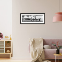 Historic Framed Print, Syria. Bedouins on the desert,  17-7/8" x 21-7/8"