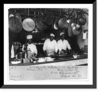 Historic Framed Print, U.S. Senate kitchen in Capitol, Wash., D.C.,  17-7/8" x 21-7/8"