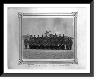 Officers of the First Battalion of the First Infantry Regiment of the Imperial Guard.Abdullah Fr&egrave;res, Phot., Constantinople. Classic, Vintage Poster