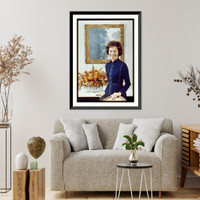 Historic Framed Print, [Mrs. Jimmy Carter, half-length portrait, standing, facing front] - 2,  17-7/8" x 21-7/8"