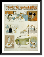 The Kin-der-Kids portrait gallery. For the history of the Kin-der Kids see inside pages, Antique Wall Art