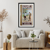 Historic Framed Print, Keating Bicycle, 365 Days ahead of them all - 2,  17-7/8" x 21-7/8"