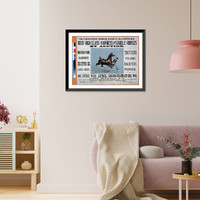 The Greatest Horse Sale of the Century - 1000 High-Class Harness and Saddle Horses by Auction - 2 Classic, Vintage Wall Art