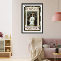 Historic Framed Print, The Social Life of the Army and Navy, in the Delineator for March,  17-7/8" x 21-7/8"