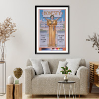 Honesty, Vote for Mayor Low and Keep the Grafters Out, Vintage Wall Art