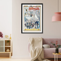 Historic Framed Print, Midway Elks' Street Fair and Carnival,  17-7/8" x 21-7/8"