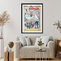 Historic Framed Print, Midway Elks' Street Fair and Carnival,  17-7/8" x 21-7/8"
