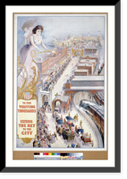 To the Visiting Thousands ___ Extends the Key to the City Classic, Antique Poster