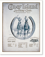 Historic Framed Print, Coney Island Jockey Club Sheepshead Bay,  17-7/8" x 21-7/8"