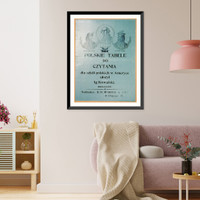 Polskie Tabele do Czytania dla polskich w Ameryce ulozyl, Historic Print