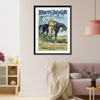 Fourth of July Gift. Patriotic Song and Chorus by Horatio G. King, entitled George Washington, Historic Print