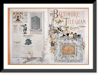 The Baltimore Telegram Christmas Number 1893, Historic Print