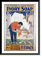 You need only one soap. Ivory soap.the Strobridge Lith. Co., Cin'ti & New York. - 2, Vintage Wall Art