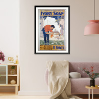 You need only one soap. Ivory soap.the Strobridge Lith. Co., Cin'ti & New York. - 2, Vintage Wall Art