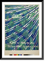 Historic Framed Print, Atelier 17, April 15-May 30, 1964,  17-7/8" x 21-7/8"