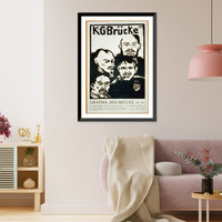Historic Framed Print, K.G. [K&uuml;nstlergruppe] Br&uuml;cke. Graphik der Br&uuml;cke, 1905-1913. Schleswig - Holdteinisches Landesmuseum,  17-7/8" x 21-7/8"