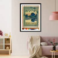 Modern art edited by J.M. Bowles - 2 Classic, Vintage Poster
