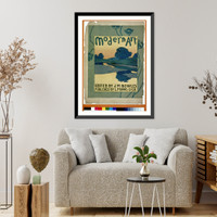 Modern art edited by J.M. Bowles - 2 Classic, Vintage Poster