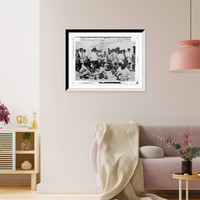 Persia, Cossacks at lunch, Vintage Wall Art