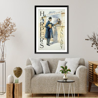 Historic Framed Print, Harper's [for] January - 2,  17-7/8" x 21-7/8"