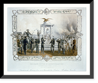 Historic Framed Print, The last offer of reconciliation in remembrance of Prest. A. Lincolns. The door is open for all".H. Thomas ; lithogr. by Kimmel & Forster,  256 Canal Str.,  N.Y." - 2,  17-7/8" x 21-7/8"