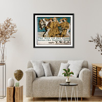 Historic Framed Print, The girl on the land serves the nation's need Apply Y.W.C.A. Land Service Committee.Edward Penfield. - 2,  17-7/8" x 21-7/8"