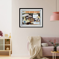 Flying Saucers Attack! Classic, Vintage Poster