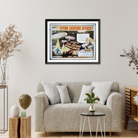 Flying Saucers Attack! Classic, Vintage Poster