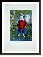 Historic Framed Print, The barefoot boy,  17-7/8" x 21-7/8"