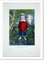 Historic Framed Print, The barefoot boy,  17-7/8" x 21-7/8"