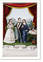Grand, national, temperance banner: dedicated to every son & daughter of temperance, throughout the union - 2, Historic Reproduction