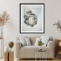 S.M. la Queen Victoria, la grand Doyenne - 2, Antique Print
