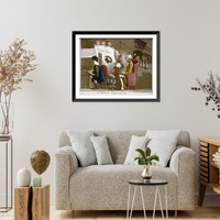 Historic Framed Print, A political hypocondriach - 3,  17-7/8" x 21-7/8"