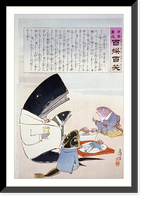 A whale and three fish sitting down to a formal dinner of Russian sailors, Vintage Print