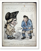 Familiar ghosts! Sketch 1. Ghost of a village lawyer!! - 2, Antique Wall Art