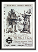 End of the big talk at Washington, Antique Print