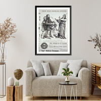 End of the big talk at Washington, Antique Print