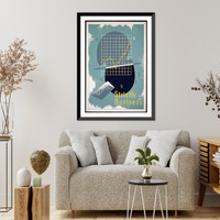 Historic Framed Print, Strictly business.Buczak.,  17-7/8" x 21-7/8"