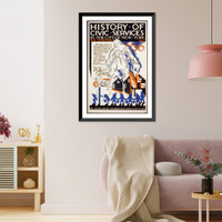 History of civic services in the city of New York Fire Department No. 1 : Fire department founded by Petrus Stuyvesant, Vintage Poster