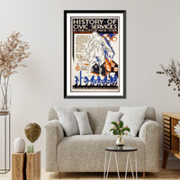 History of civic services in the city of New York Fire Department No. 1 : Fire department founded by Petrus Stuyvesant, Vintage Poster