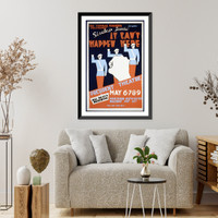 The Federal Theater Div. of W.P.A. presents It can't happen here" by Sinclair Lewis", Vintage Print