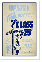 Historic Framed Print, Class of 29" Where do they go from here?",  17-7/8" x 21-7/8"